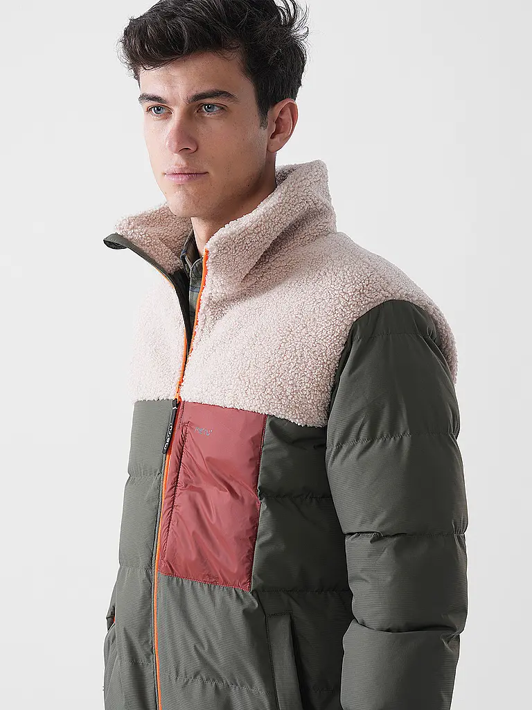 MERU | Veste d'hiver pour homme Roskilde en polaire teddy | 