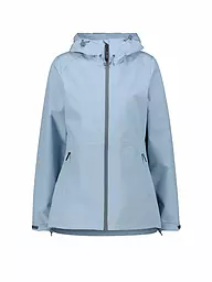 MERU | Veste de randonnée pour femmes Amarante 3L à capuche | Bleu clair
