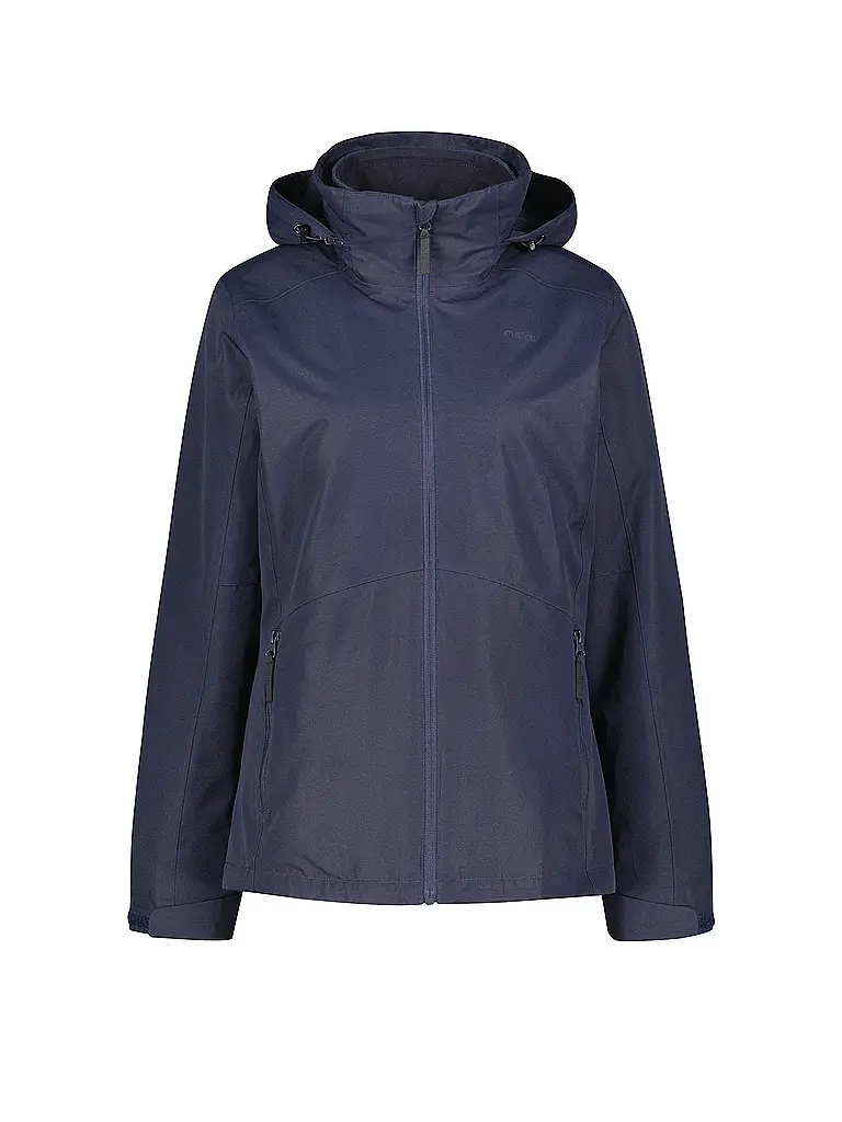MERU | Veste de randonnée pour femme Bedford 2en1 à capuche | Bleu foncé