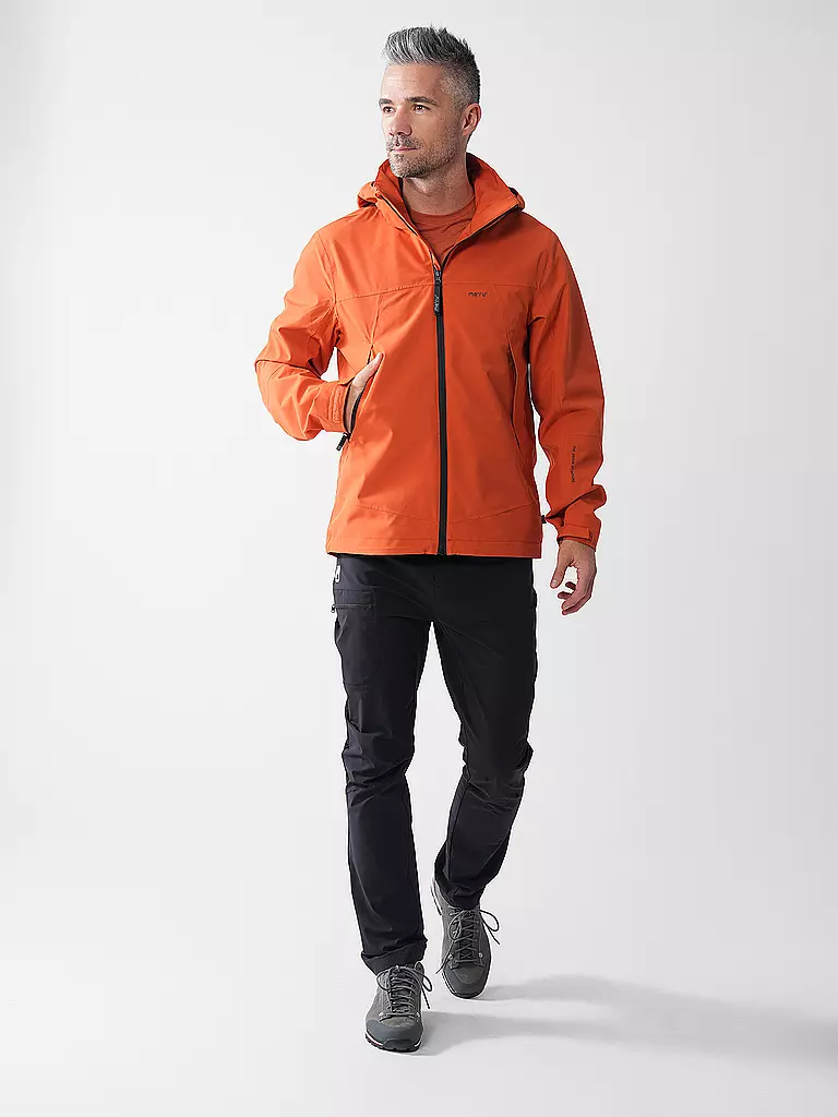 MERU | Veste de randonnée pour homme Barcelos à capuche | Cuivre