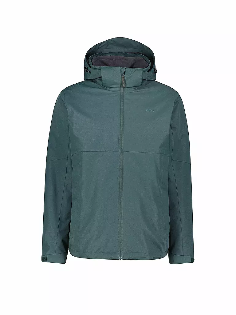 MERU | Veste de randonnée pour homme Bedford 2en1 à capuche | Vert foncé