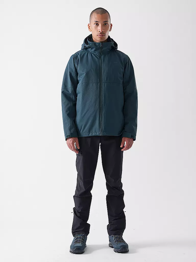 MERU | Veste de randonnée pour homme Bedford 2en1 à capuche | Vert foncé