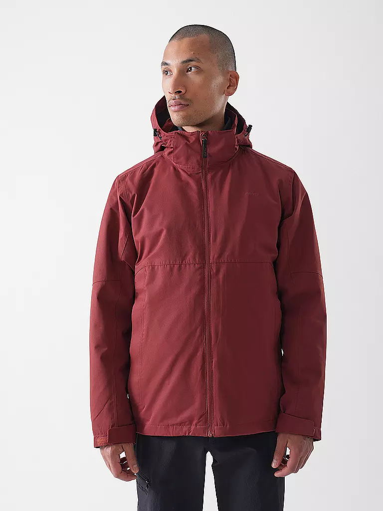 MERU | Veste de randonnée pour homme Bedford 2en1 à capuche | Cuivre