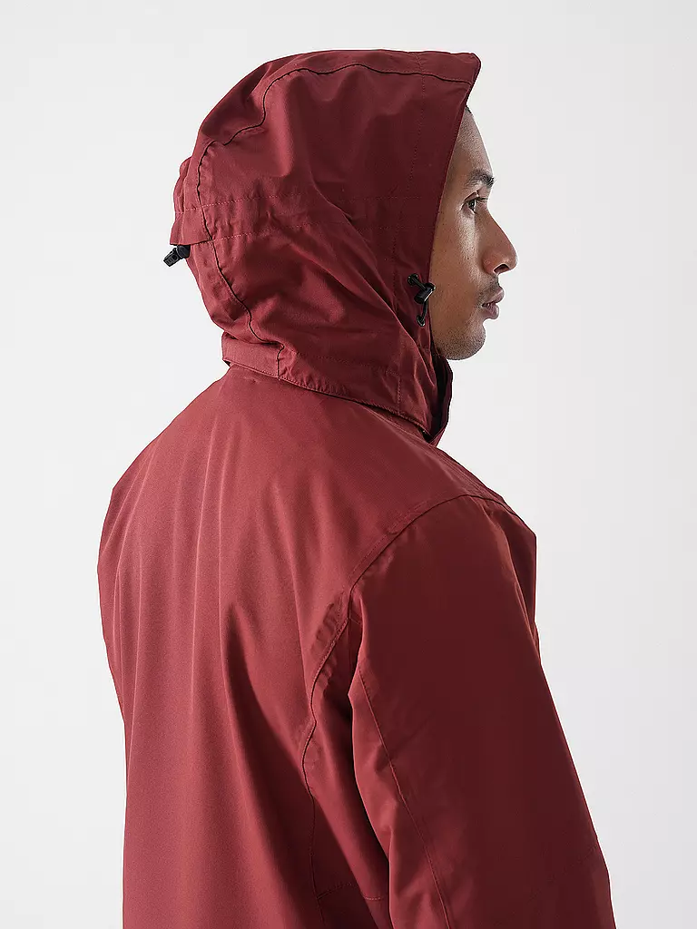 MERU | Veste de randonnée pour homme Bedford 2en1 à capuche | Cuivre