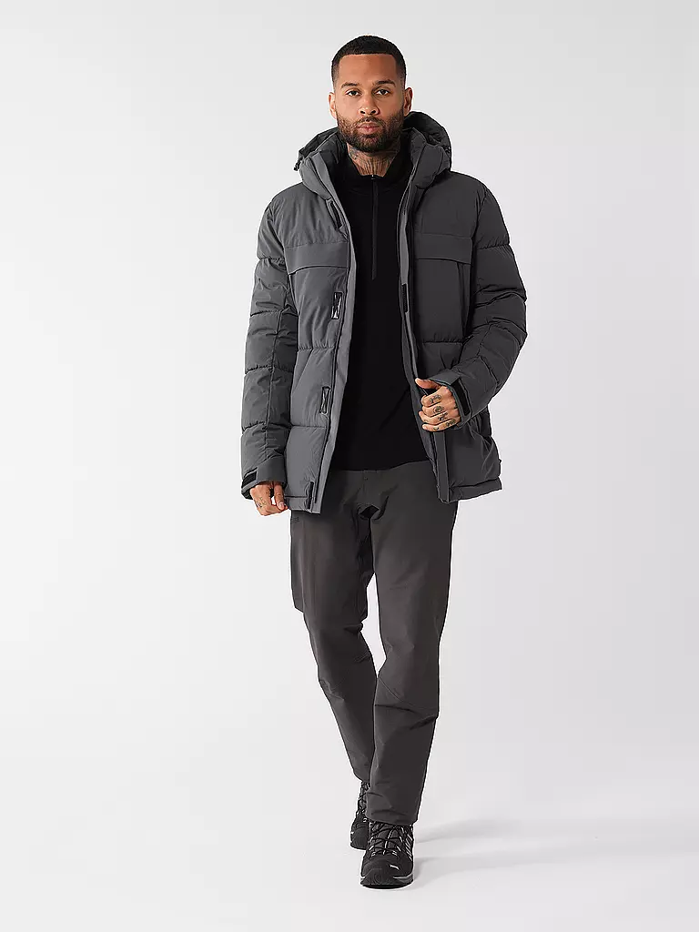 MERU | Veste de randonnée pour homme Varberg à capuche | Noir