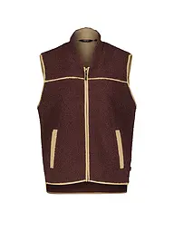 MERU | Veste femme Herlev en polaire teddy | Marron
