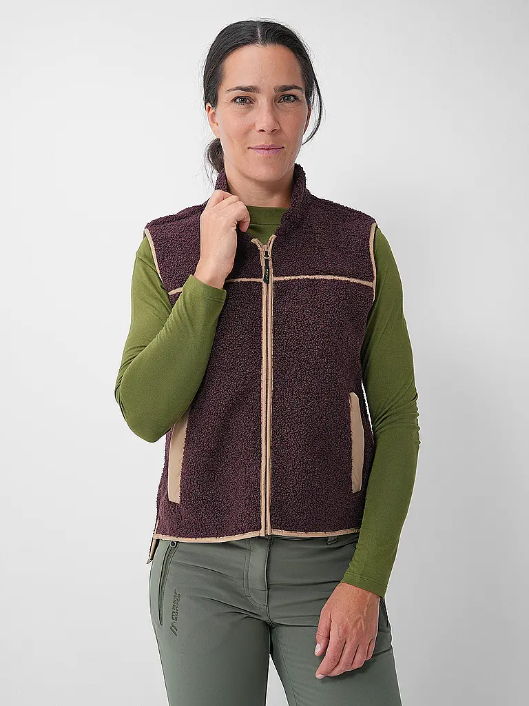 MERU | Veste femme Herlev en polaire teddy |