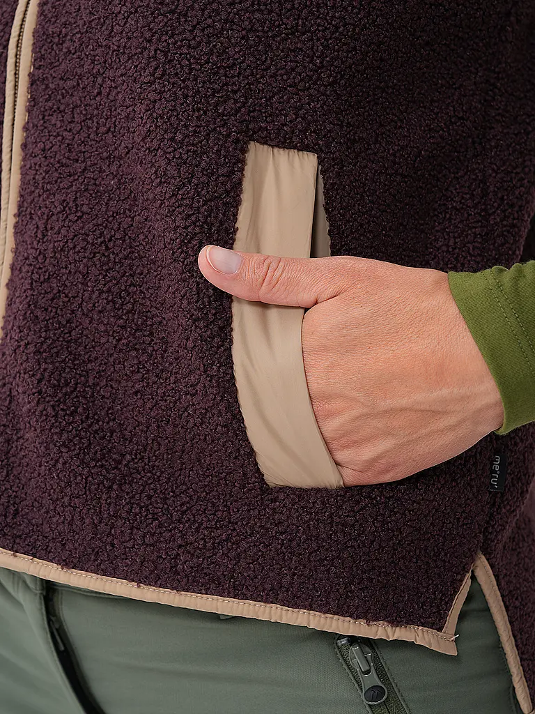 MERU | Veste femme Herlev en polaire teddy |