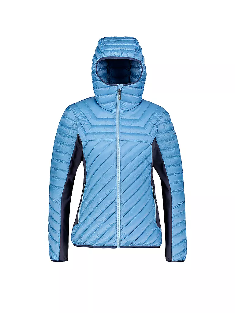 MERU | Veste hybride à capuche Halifaxd pour femme | Bleu clair