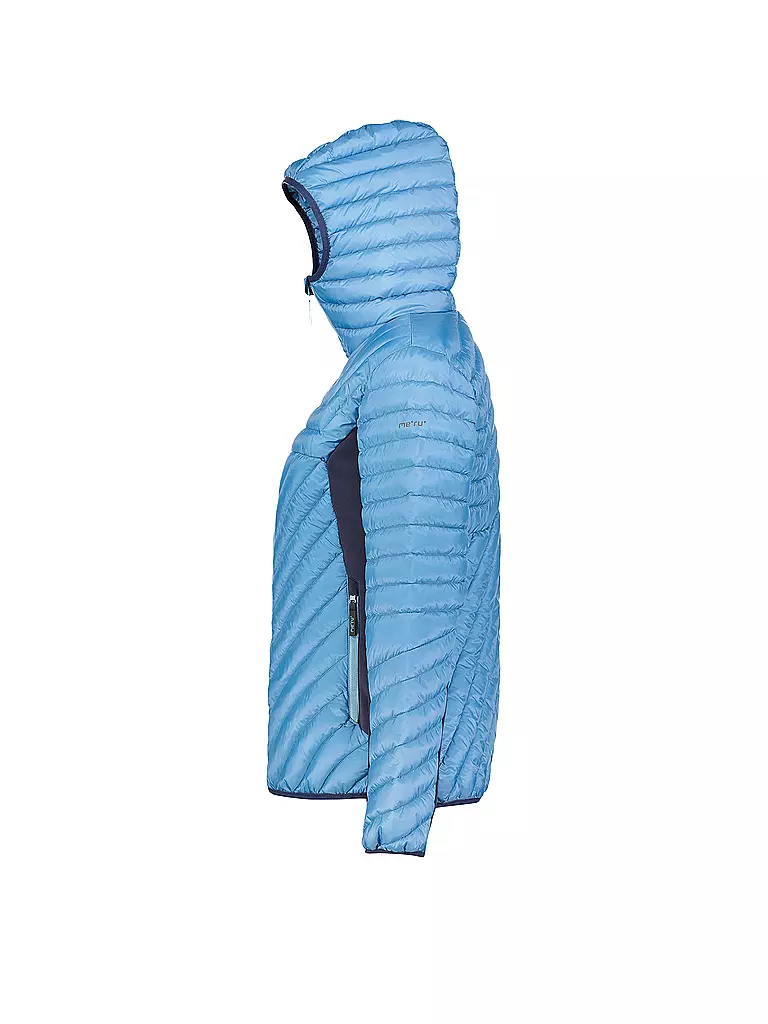 MERU | Veste hybride à capuche Halifaxd pour femme | Bleu clair