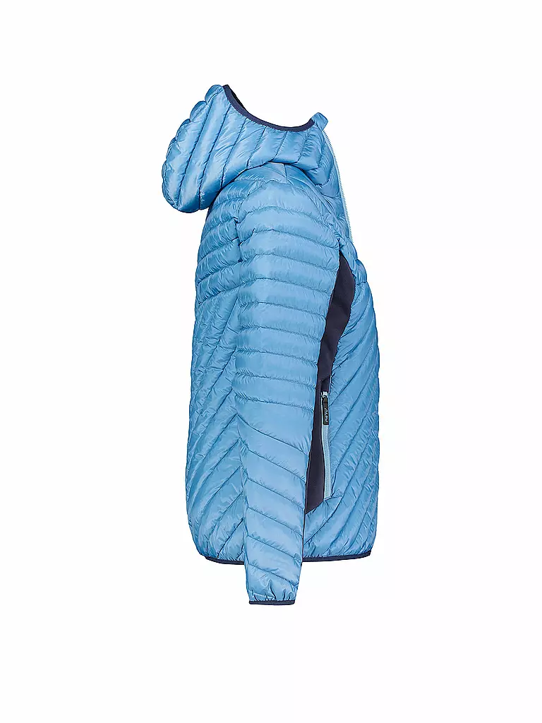 MERU | Veste hybride à capuche Halifaxd pour femme | Bleu clair