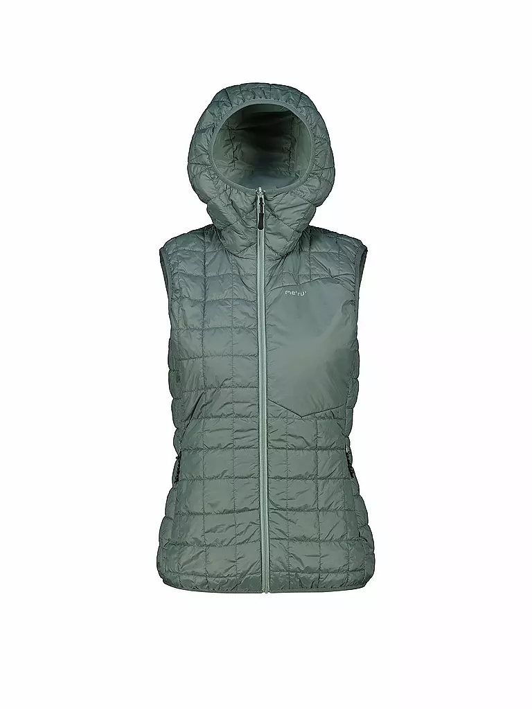 MERU | Veste isolante à capuche Naknek pour femmes | Vert foncé