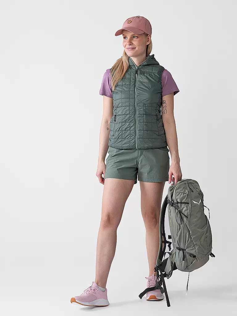 MERU | Veste isolante à capuche Naknek pour femmes | Vert foncé