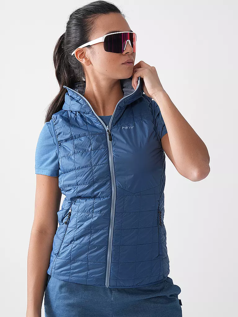 MERU | Veste isolante à capuche Naknek pour femmes | Bleu clair