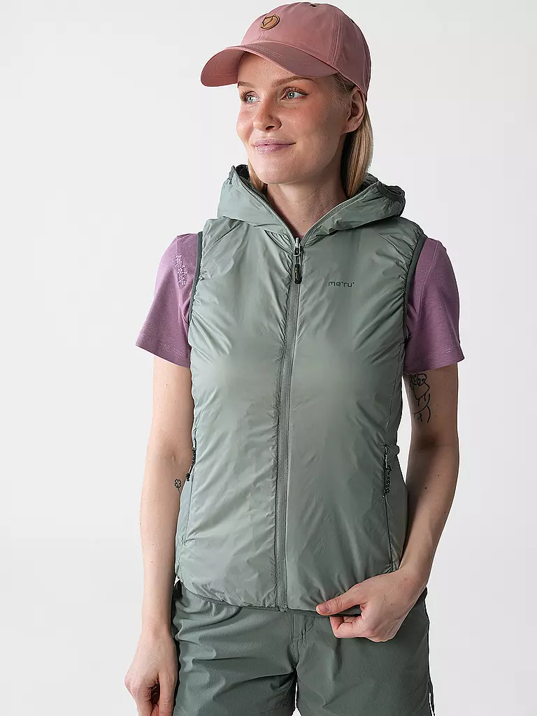 MERU | Veste isolante à capuche Naknek pour femmes | Vert foncé