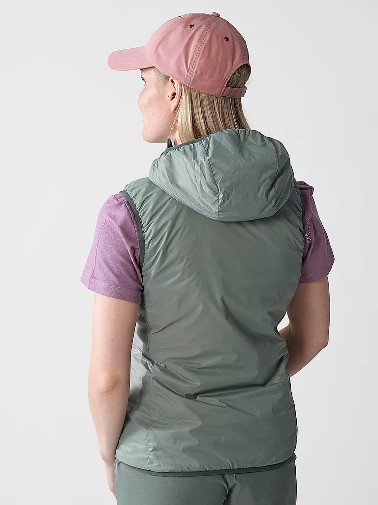MERU | Veste isolante à capuche Naknek pour femmes | Vert foncé
