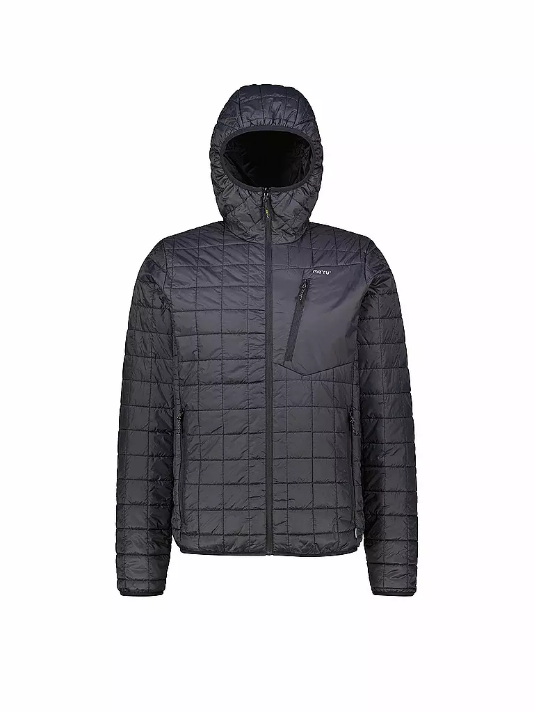 MERU | Veste isolante à capuche Naknek pour hommes | Noir