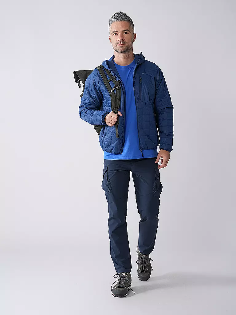 MERU | Veste isolante à capuche Naknek pour hommes | Bleu foncé