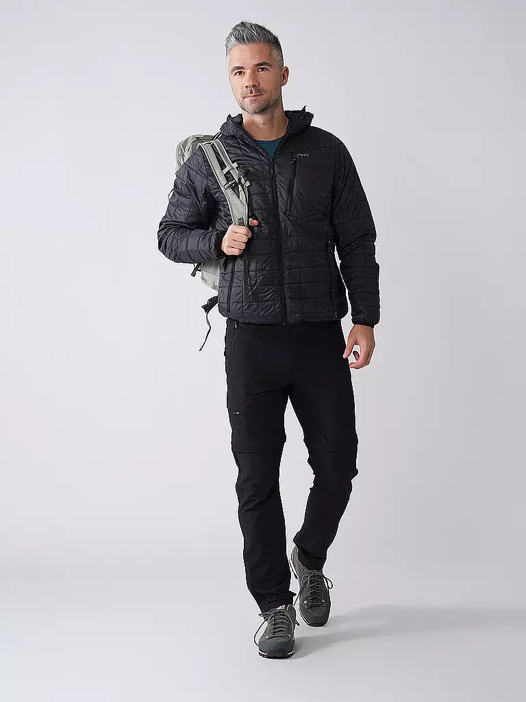 MERU | Veste isolante à capuche Naknek pour hommes | Noir