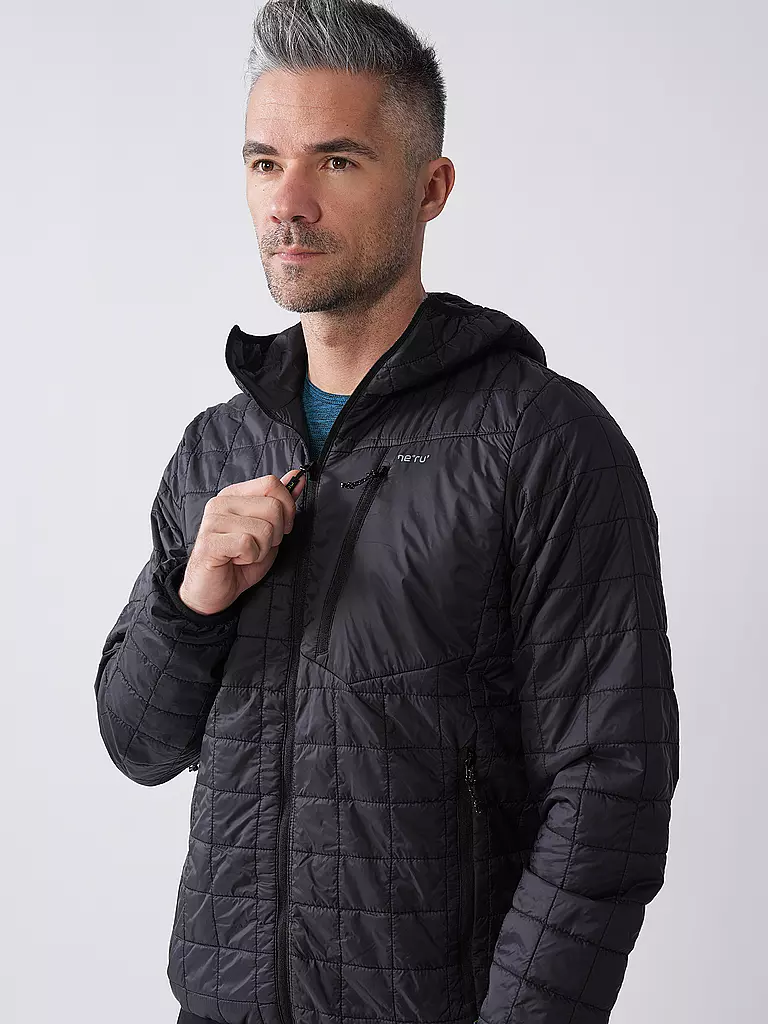 MERU | Veste isolante à capuche Naknek pour hommes | Noir