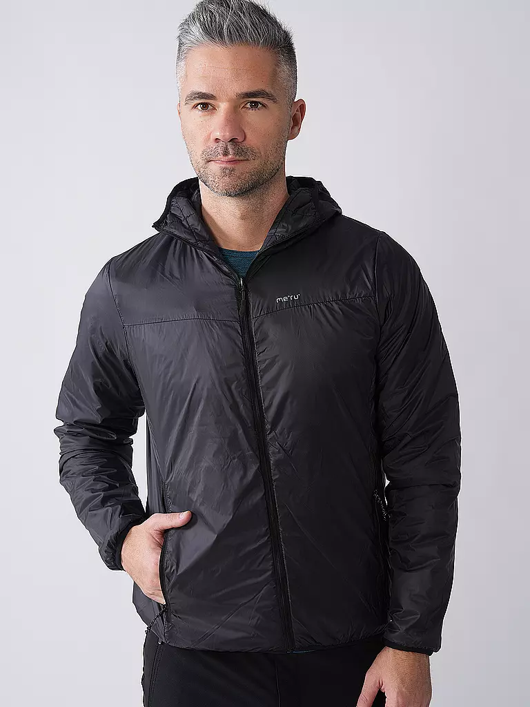 MERU | Veste isolante à capuche Naknek pour hommes | Noir