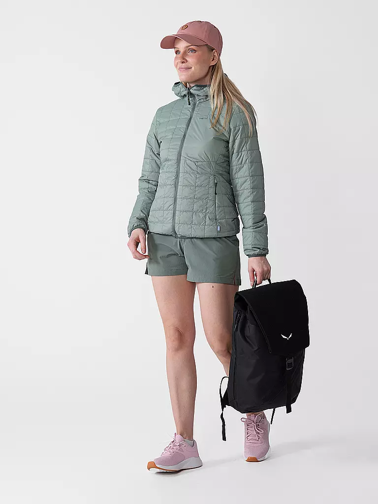 MERU | Veste isolante femme Naknek | Vert foncé