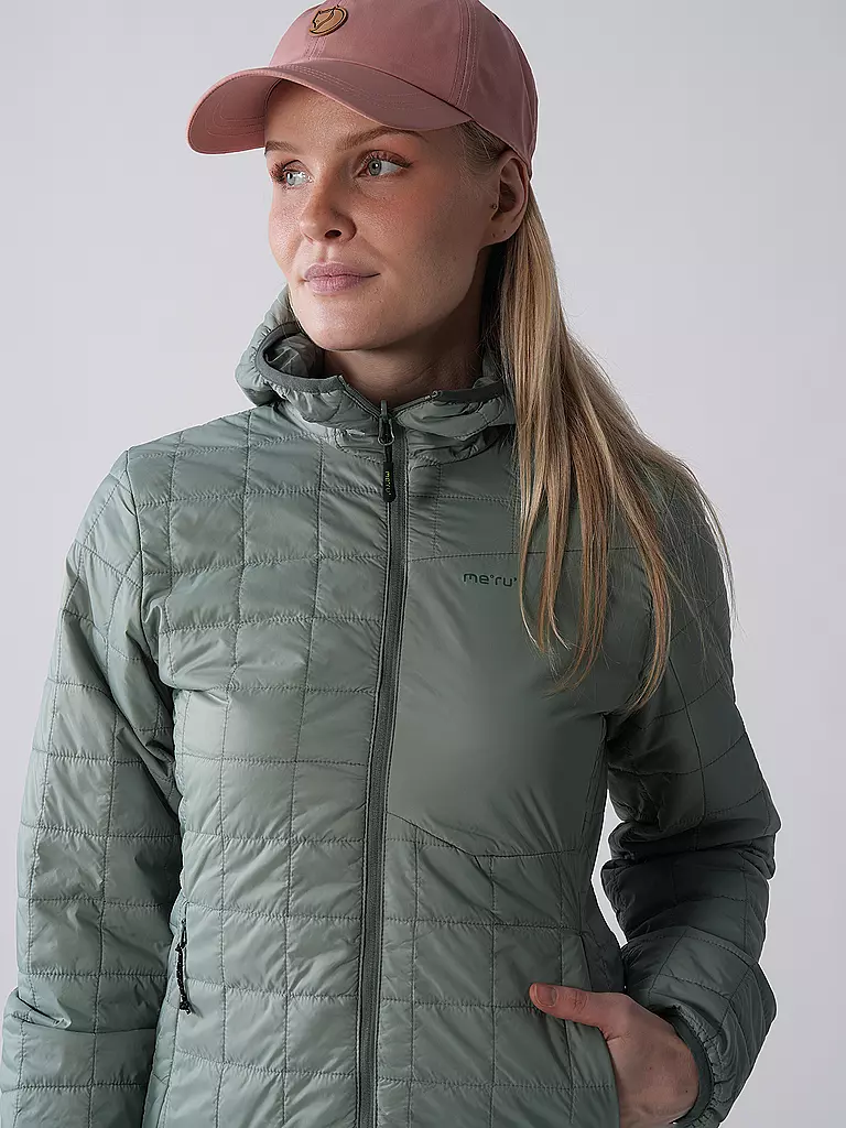 MERU | Veste isolante femme Naknek | Vert foncé