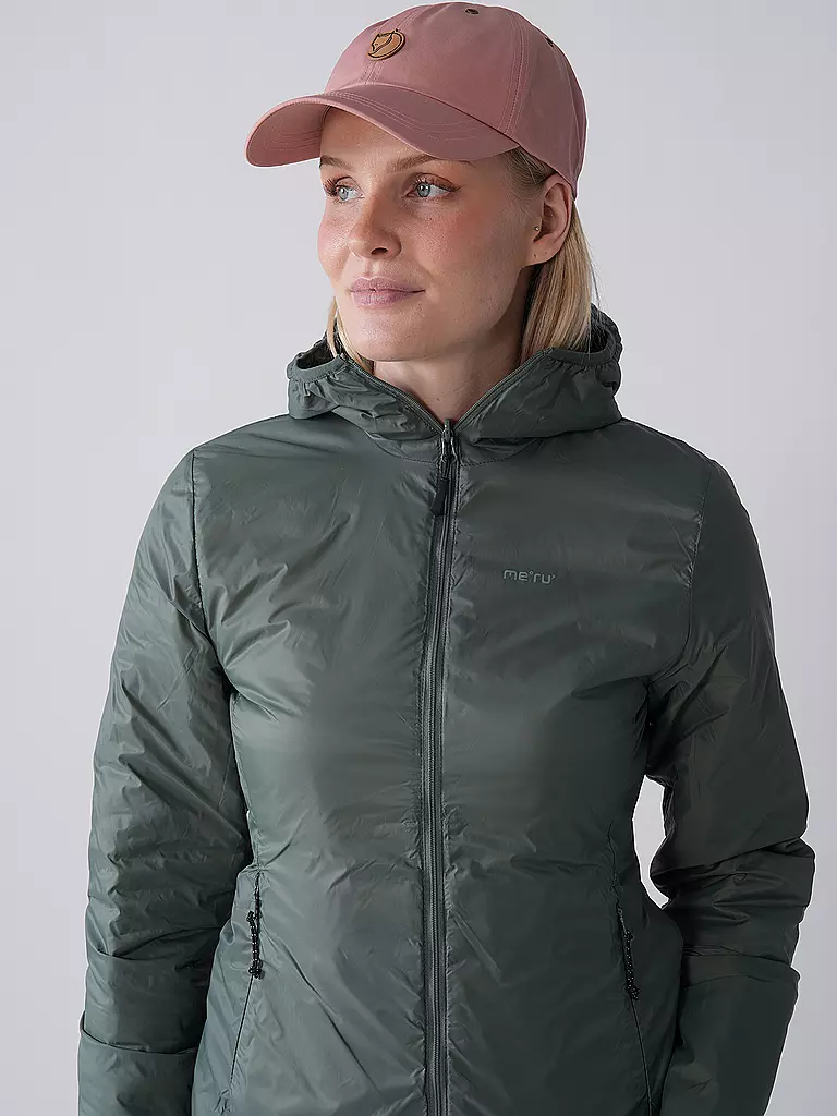 MERU | Veste isolante femme Naknek | Vert foncé