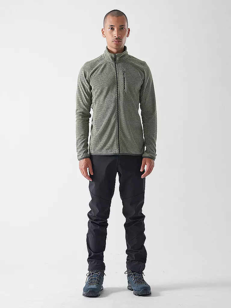 MERU | Veste polaire à capuche Calais pour hommes | Olive