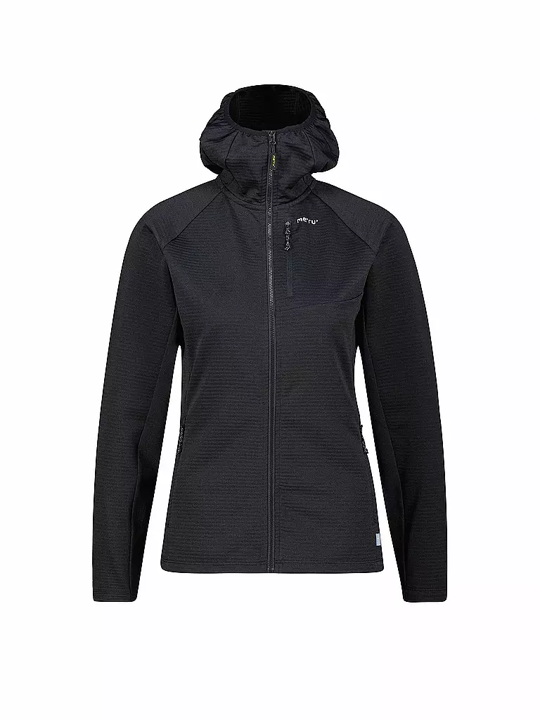 MERU | Veste polaire à capuche Highfields pour femmes | Noir