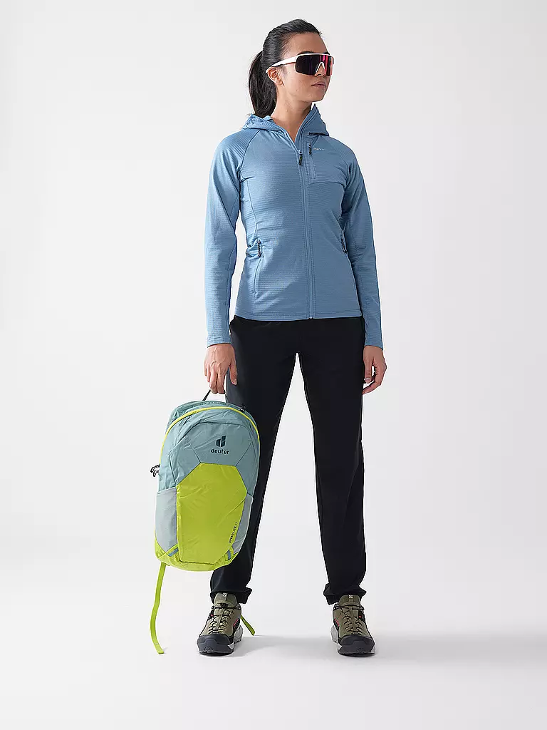 MERU | Veste polaire à capuche Highfields pour femmes | Bleu