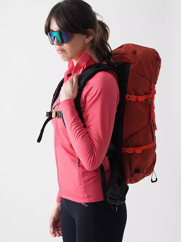 MERU | Veste polaire à capuche Highfields pour femmes | Corail