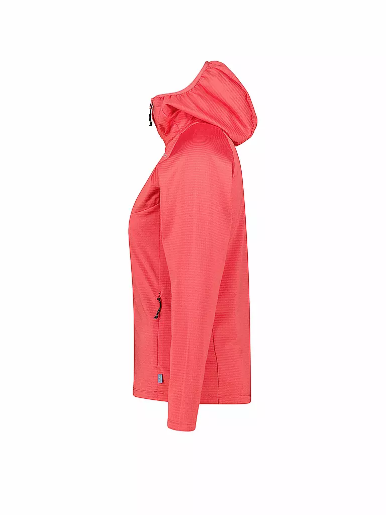 MERU | Veste polaire à capuche Highfields pour femmes | Corail