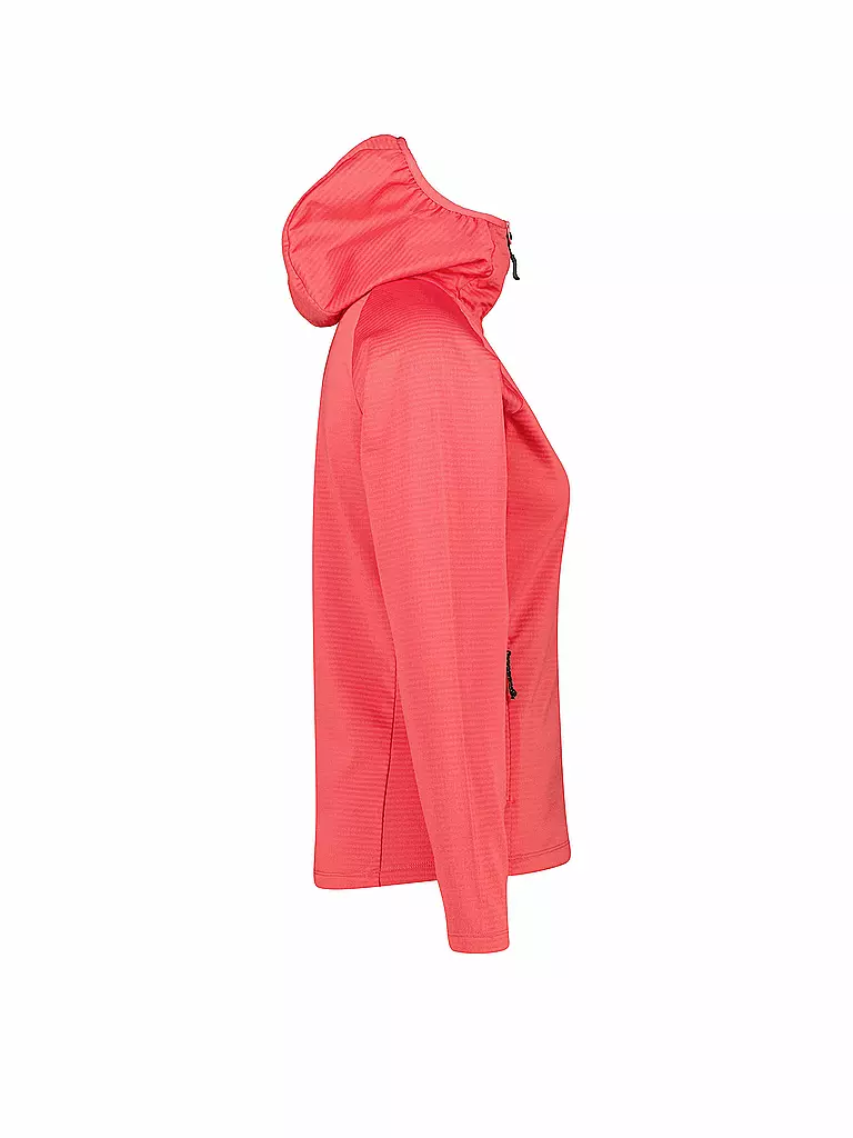 MERU | Veste polaire à capuche Highfields pour femmes | Corail