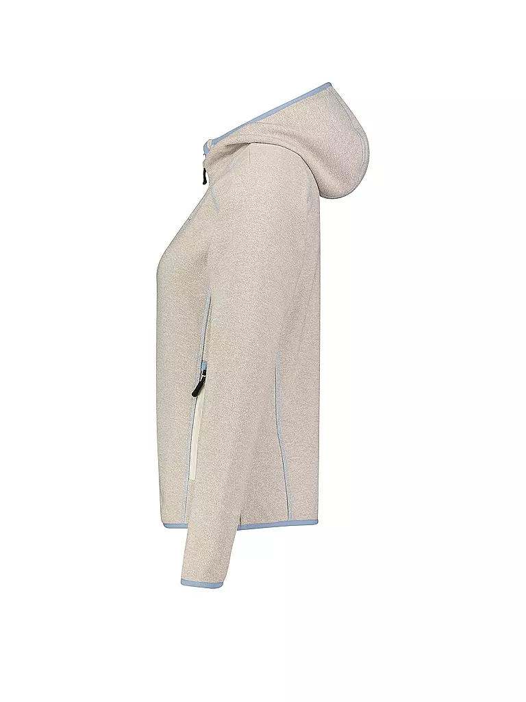 MERU | Veste polaire à capuche Horta pour femmes | Beige