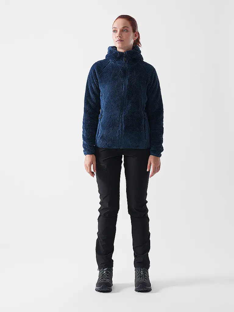 MERU | Veste polaire à capuche Roxburgh pour femmes | Bleu foncé