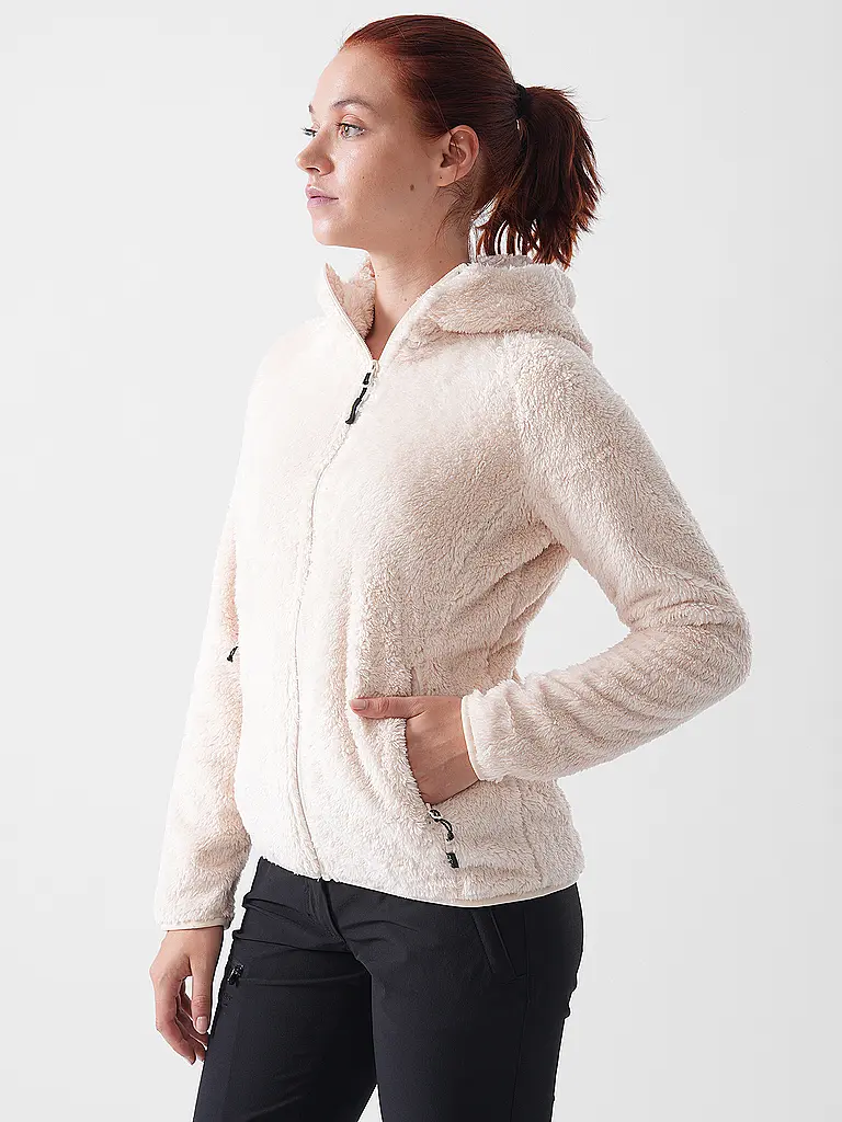 MERU | Veste polaire à capuche Roxburgh pour femmes | Crème