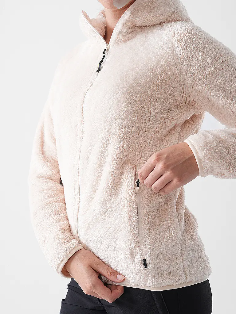 MERU | Veste polaire à capuche Roxburgh pour femmes | Crème