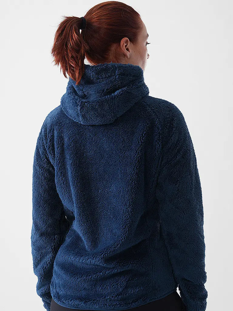 MERU | Veste polaire à capuche Roxburgh pour femmes | Bleu foncé