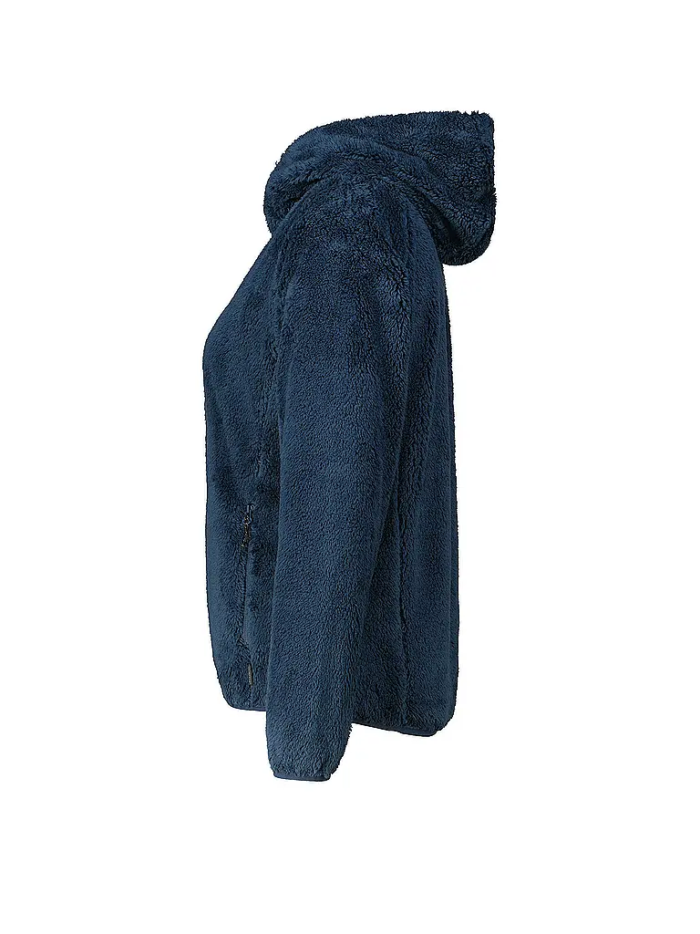 MERU | Veste polaire à capuche Roxburgh pour femmes | Bleu foncé