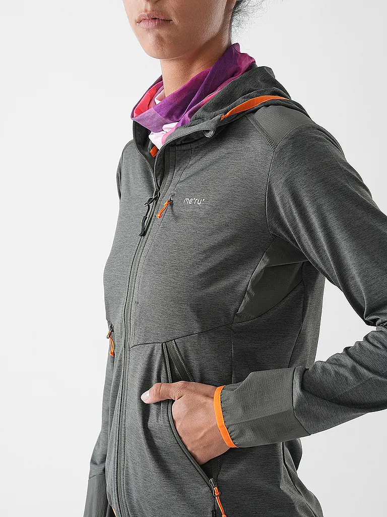 MERU | Veste polaire à capuche stretch Silkeborg pour femmes |
