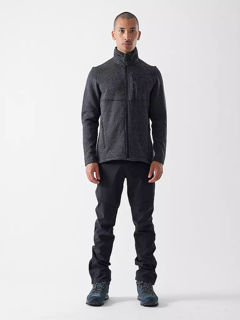 MERU | Veste polaire Bergen pour hommes | Noir