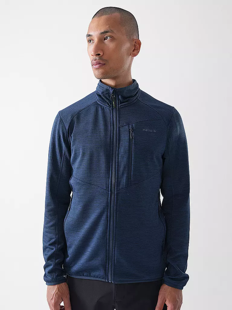 MERU | Veste polaire Caen pour hommes | Bleu foncé