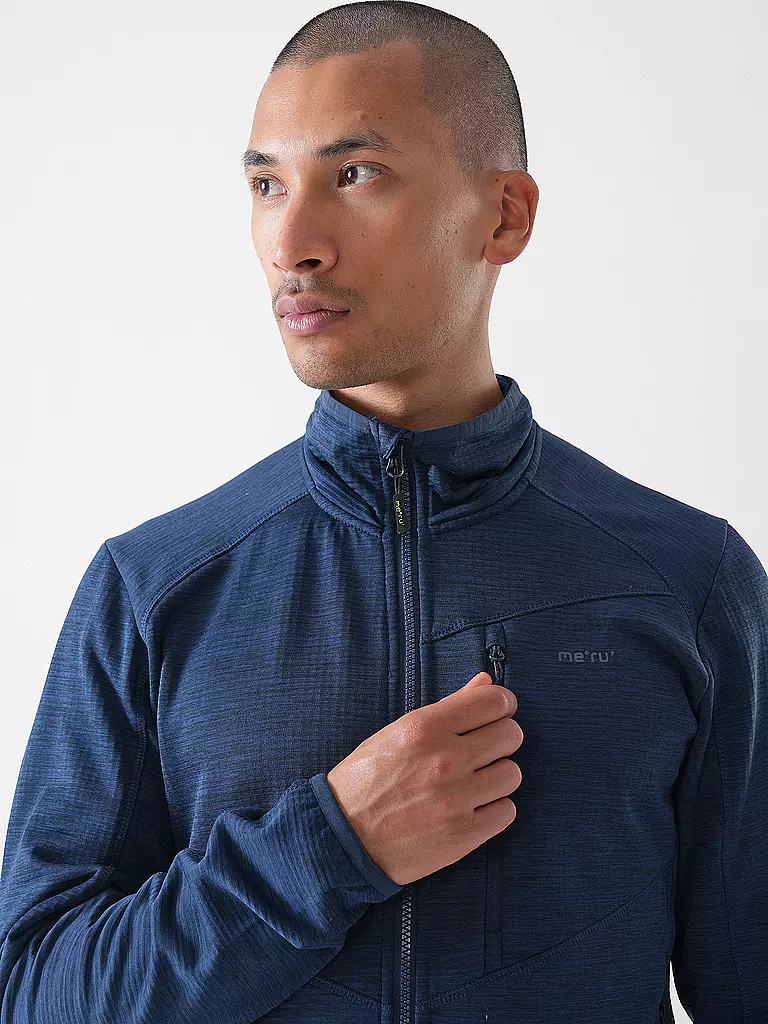 MERU | Veste polaire Caen pour hommes | Bleu foncé