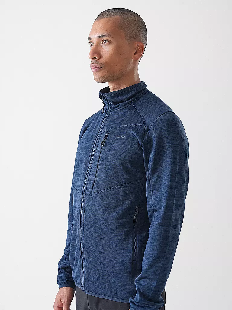 MERU | Veste polaire Caen pour hommes | Bleu foncé