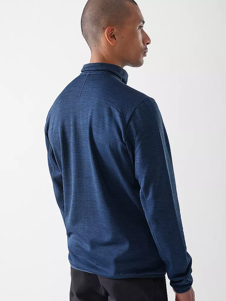MERU | Veste polaire Caen pour hommes | Bleu foncé