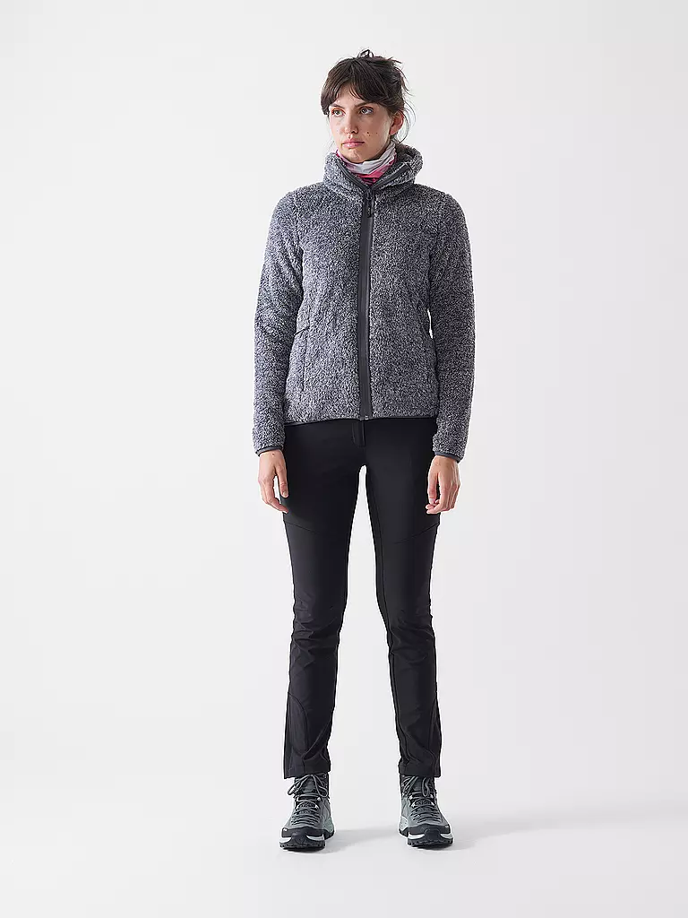 MERU | Veste polaire femme Narbone TT Teddy | Gris