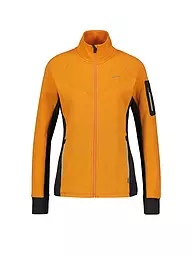 MERU | Damen Fleecejacke Kivik Waffelfleece | Orange