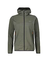 MERU | Veste polaire homme Faxe Powerstretch à capuche | Vert foncé
