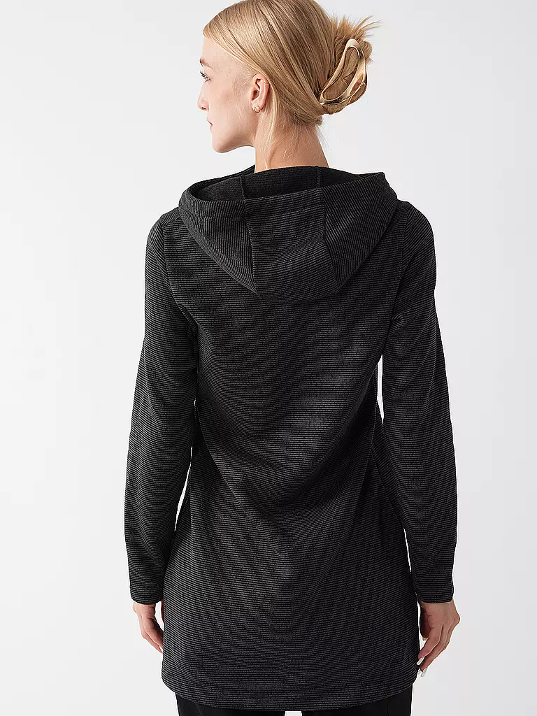 MERU | Veste polaire longue Bergen pour femmes | Noir